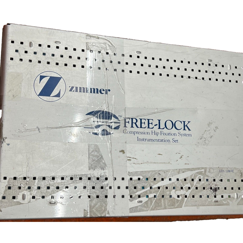 Zimmer Free-Lock Compression Hip Fixation System Instrumentation Set FOR PARTS - Picture 2 of 7